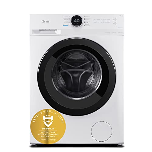 Midea MF200W80B-E Waschmaschine, 8KG Fassungsvermögen - HealthGuard-System